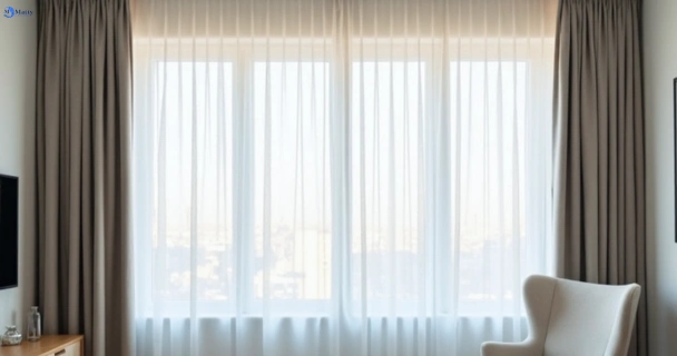 Restored vibrant drapes in oakville-nsw QLD after Matty Curtain Cleaning