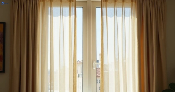 Dull dusty drapes in oakville-nsw before professional cleaning